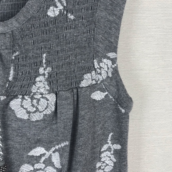 DANIEL RAINN Aliandra Braided Tie Knit Floral Top - Picture 3 of 7